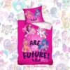 Różowa pościel Kucyki Pony nowa generacja 140x200+70x80 MLP 211001