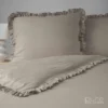 Kaszmirowa pościel z falbanką pure 160x200 2x70x80