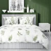 Zestaw pościeli dwuosobowej motyw botaniczny 4927 150x200 2x50x60 cm