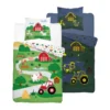 Zielona pościel zwierzątka na farmie 160x200+70x80 5904708948921