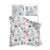 Komplet pościeli świąteczni bohaterowie Scandic 79 160x200 2x70x80 5904541933436