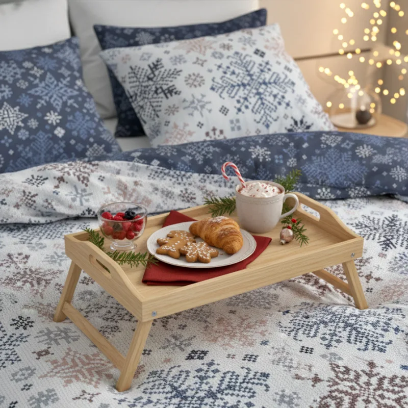 Pościel z motywem skandynawskim Scandic 077 160x200 2x70x80 5904541933412