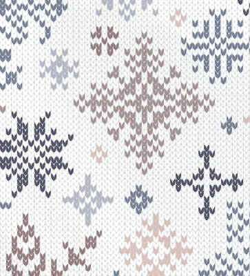 Skandynawski motyw płatków śniegu