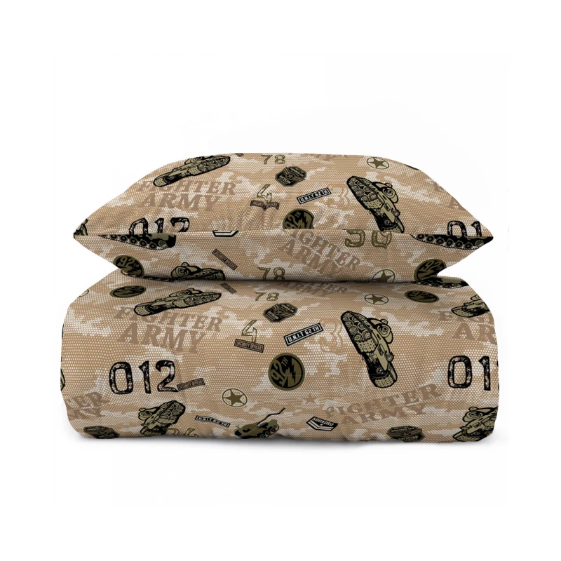 Bawełniana pościel fighter Army Tank 120x160 50x60 cm